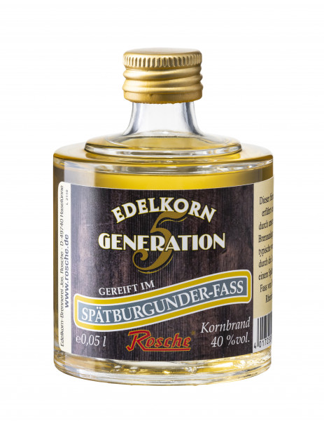 Probierflasche Edelkorn Generation 5 - Spätburgunder - 0,05l 40 %vol